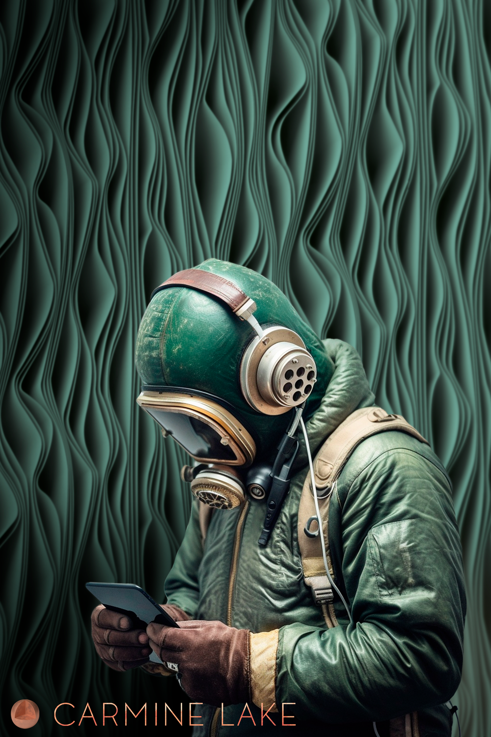 3D Waves Effect Wallpaper