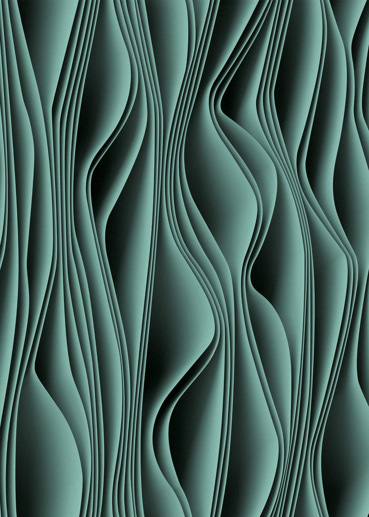 3D Waves Effect Wallpaper : Marianas