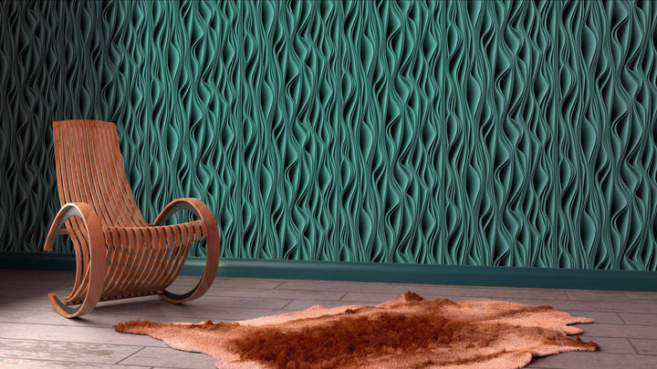 3D Waves Effect Wallpaper