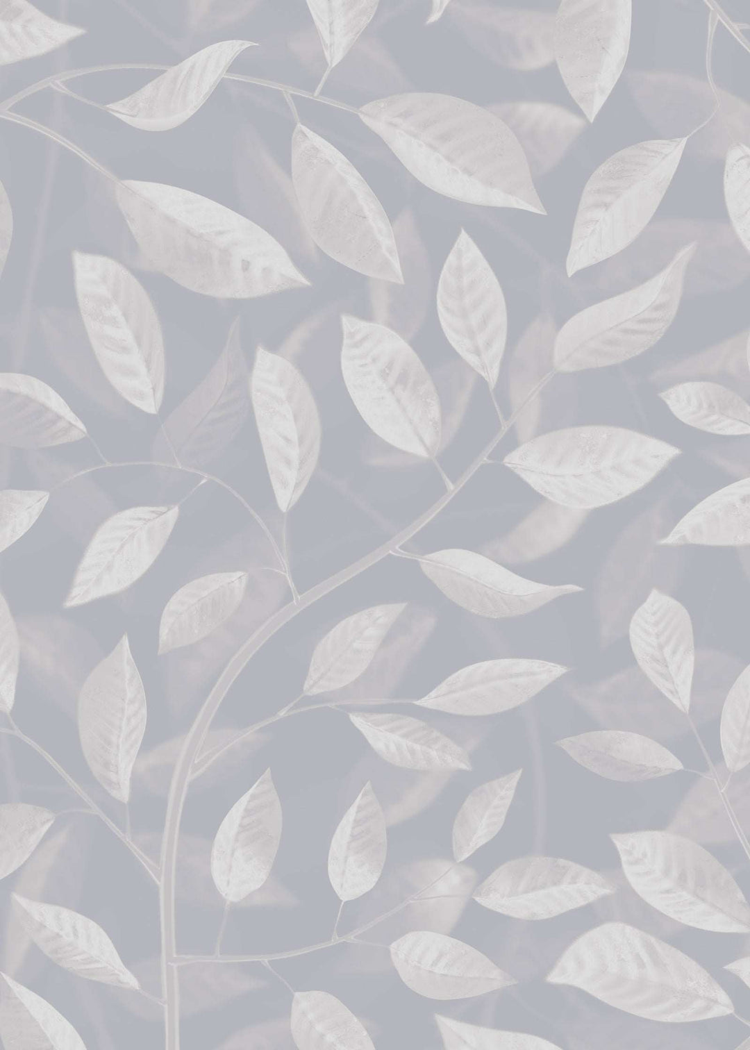 A Million Leaves SUPERSIZED - Silver Frost