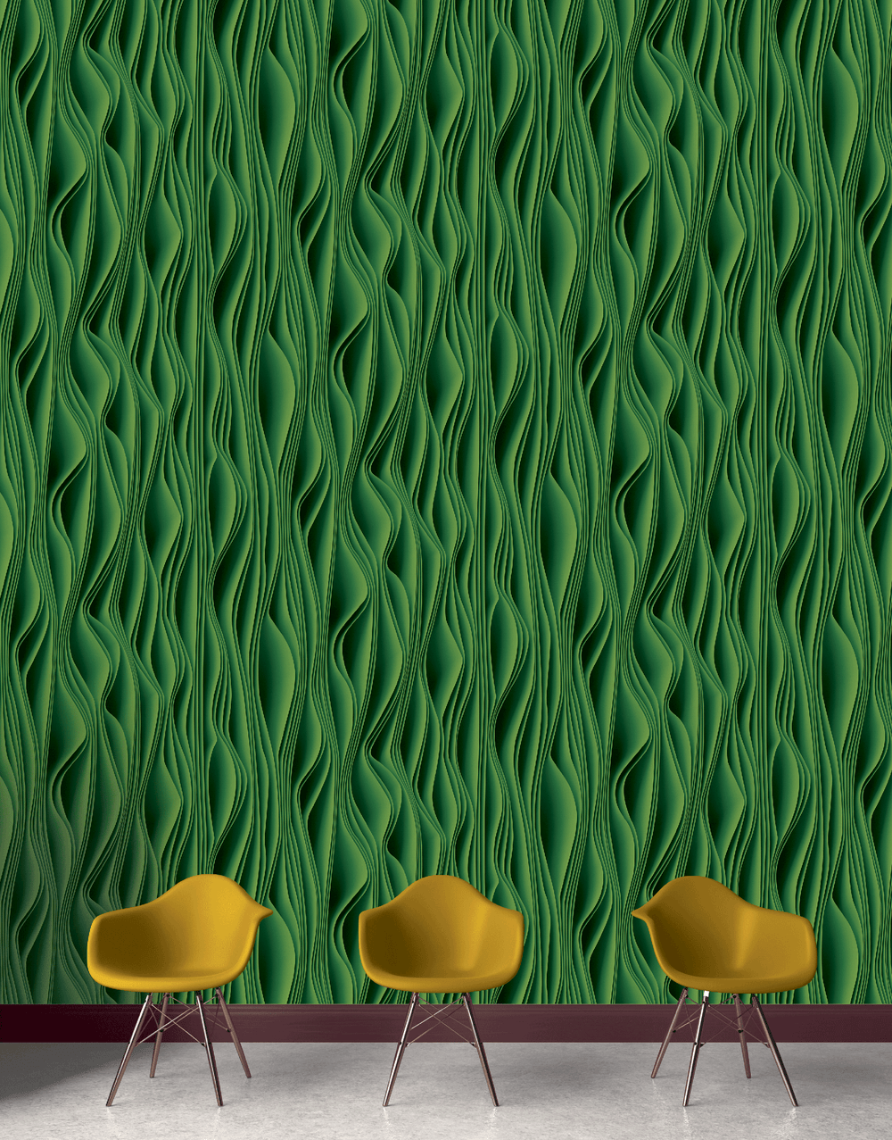 3d Waves Effect Wallpaper