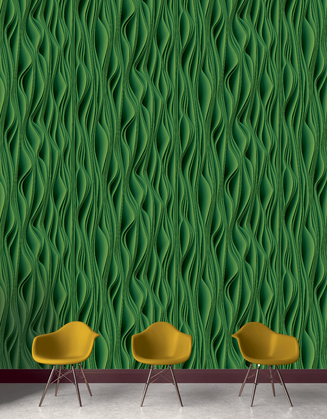 3d Waves Effect Wallpaper