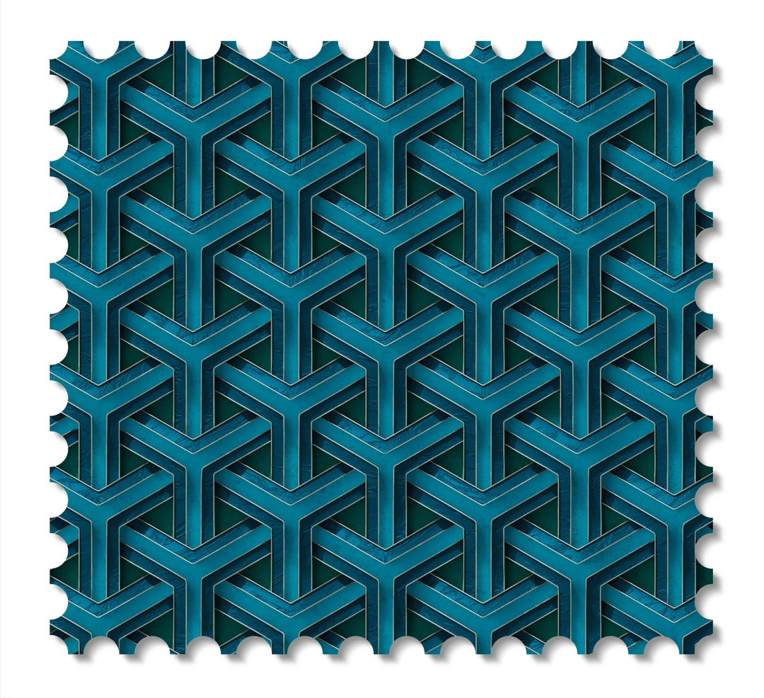Hex Weave Mica swatches
