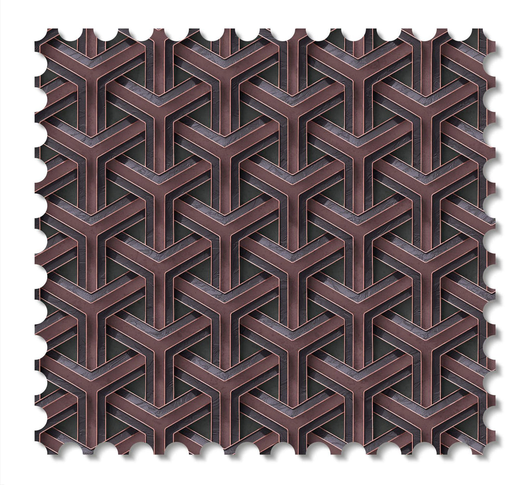 Hex Weave Mica swatches