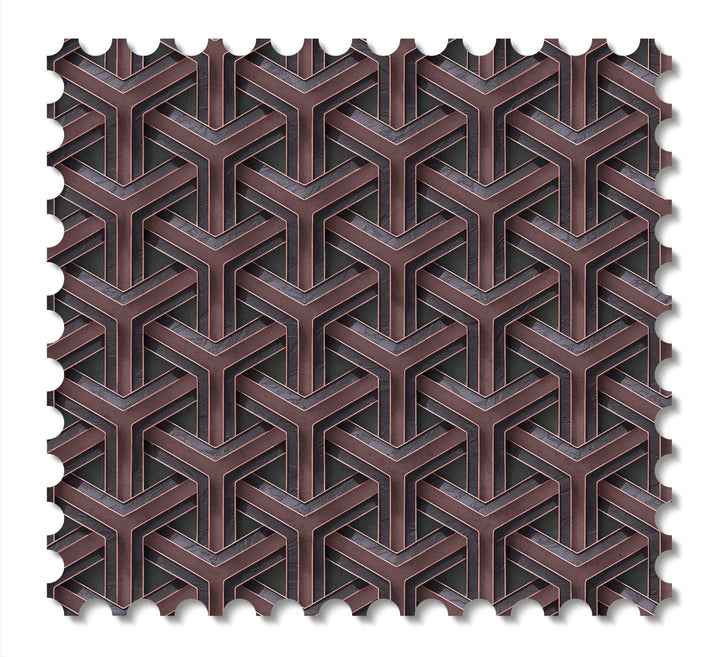 Hex Weave Mica swatches