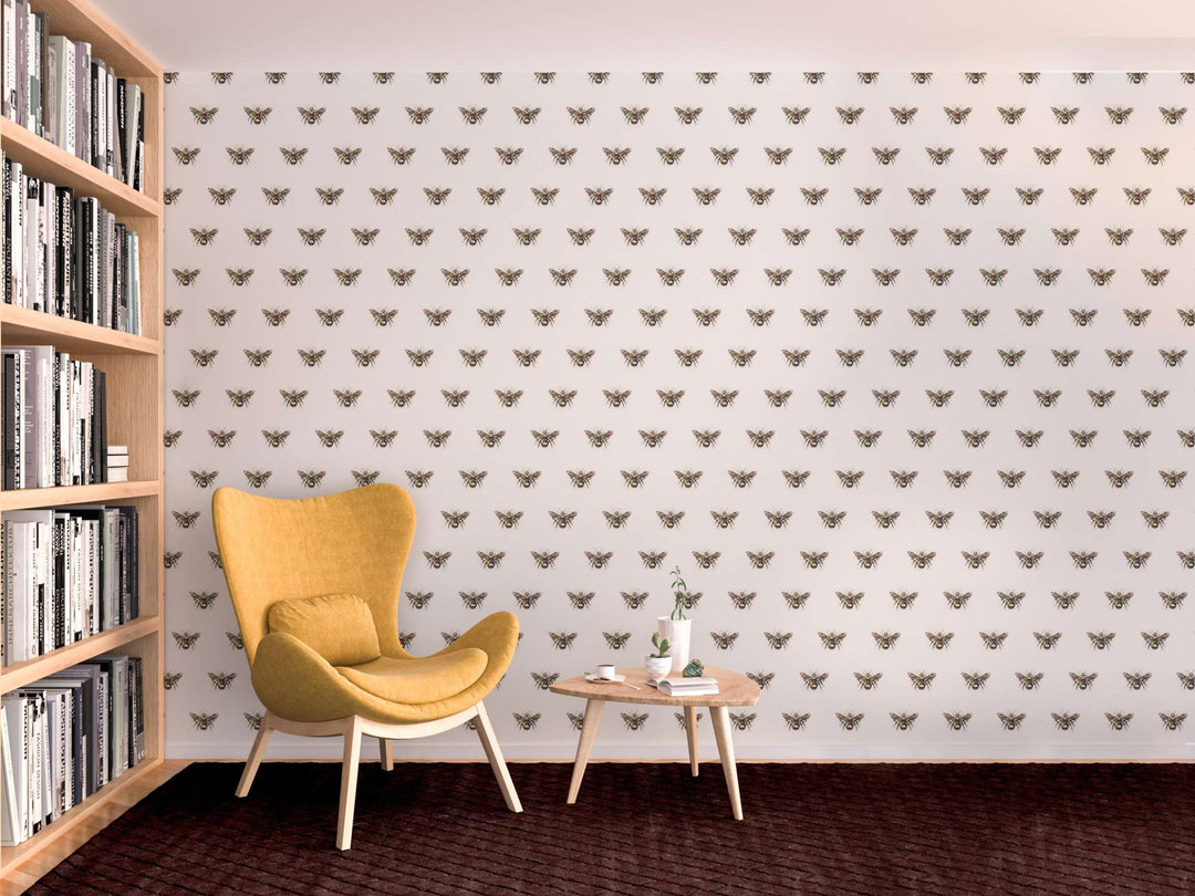 Bee Wallpaper Roomset