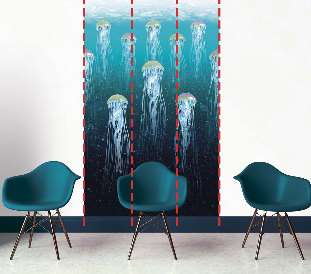 Super large scale Jellyfish wallpaper