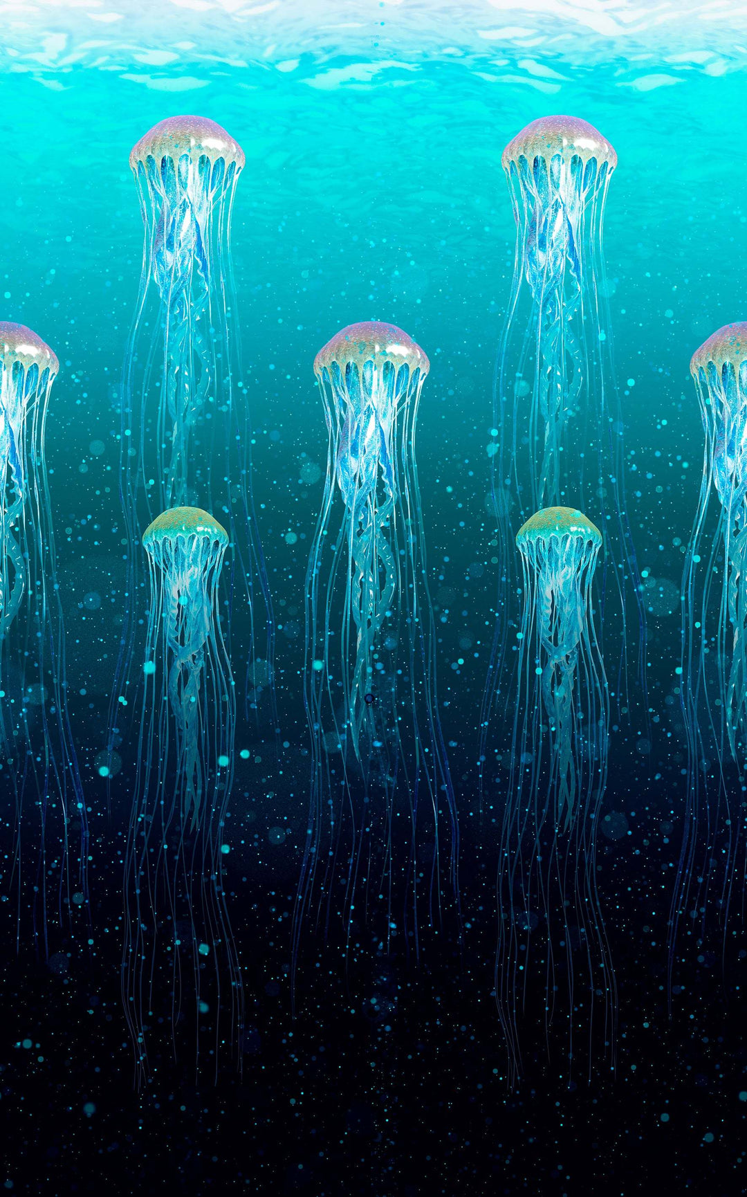 Super large scale Jellyfish wallpaper