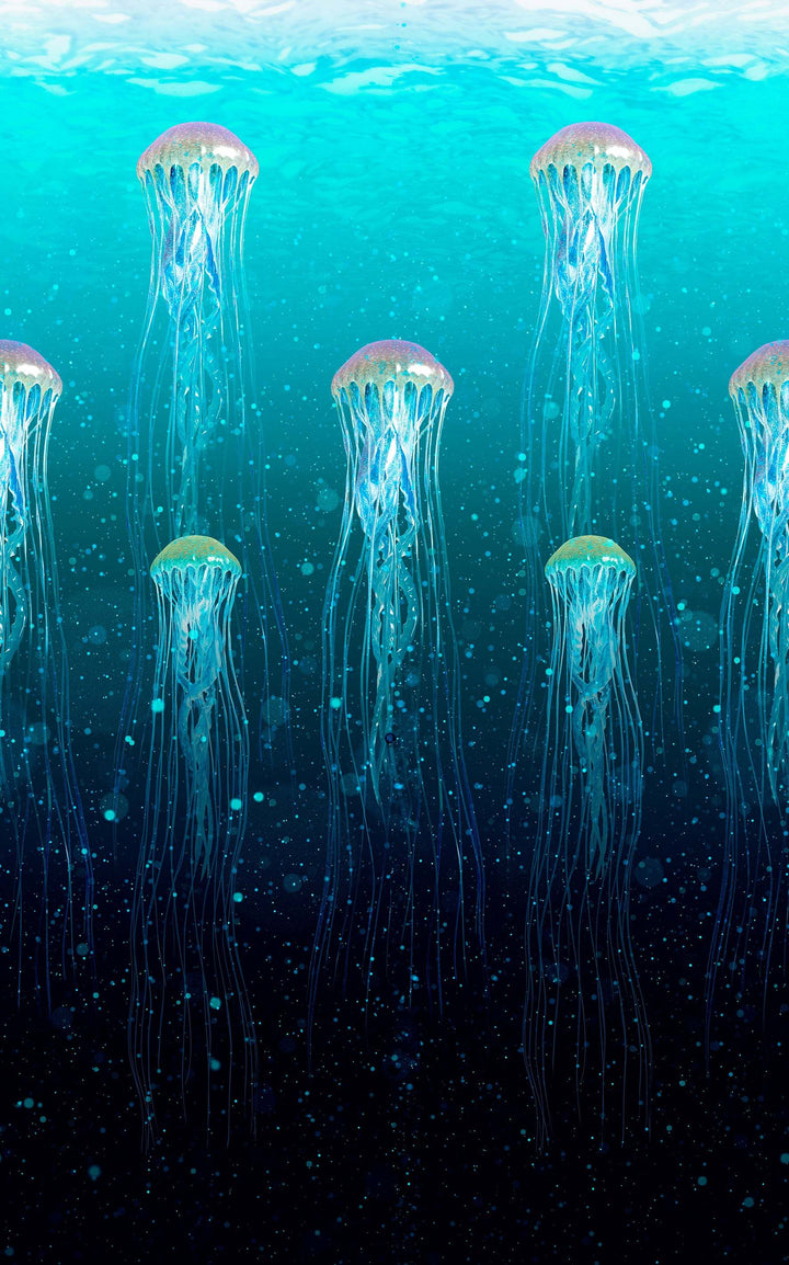Super large scale Jellyfish wallpaper