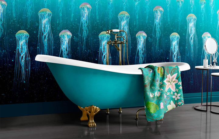 Super large scale Jellyfish wallpaper