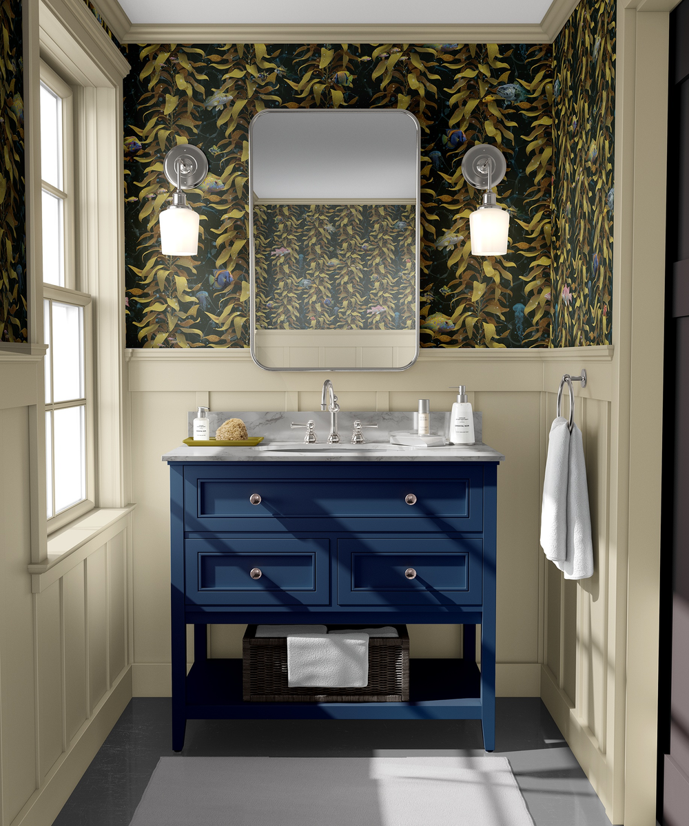 Luxury Sea Kelp Wallpaper : Mustard 
