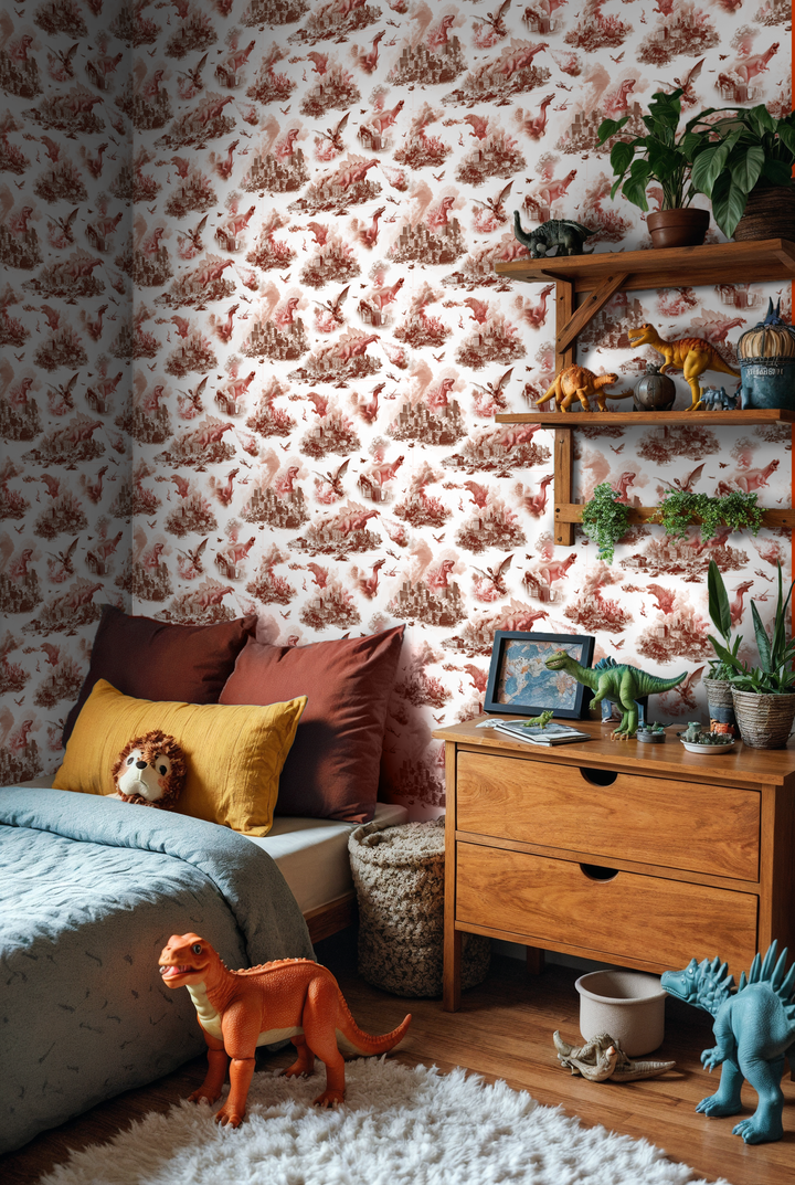 Luxury Monster Dinosaur Wallpaper : Toile de Jurassic : ROAR-set