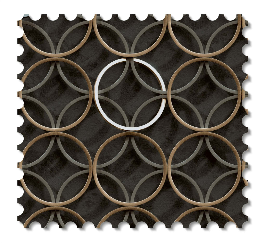 Circles wallcovering swatch - No. 2