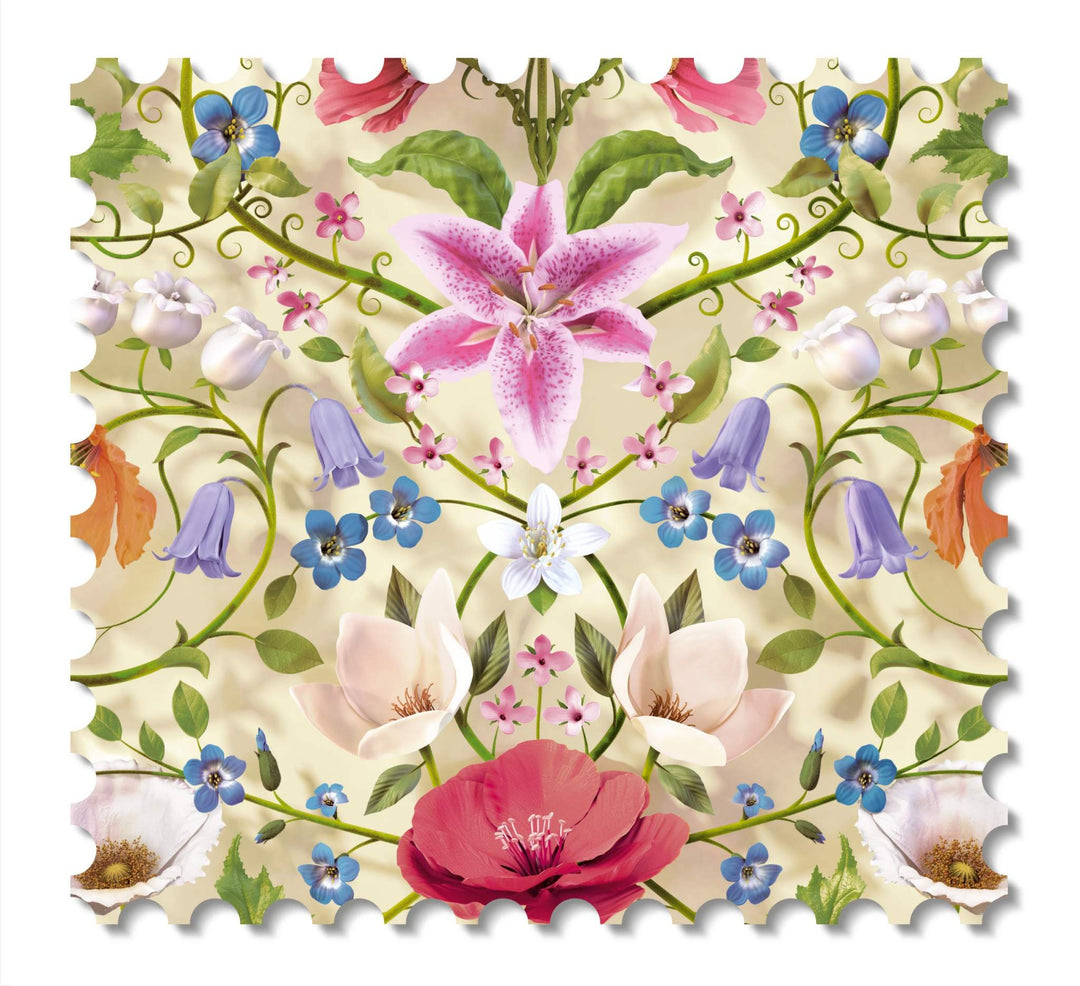 Flora Botanica wallcovering swatch - Dawn