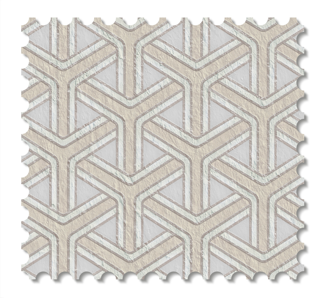 Hex Weave swatch - Quarry
