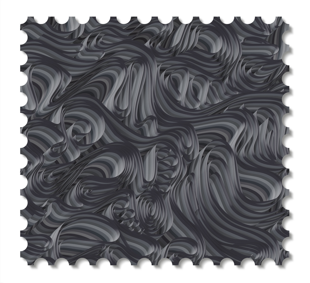 Quantum Wallcovering Swatch - Black Pumice