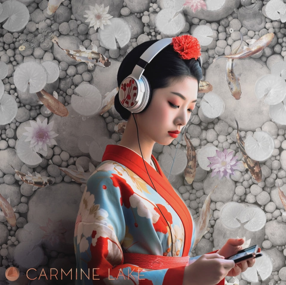 Koi Carp Fish Wallpaper : Make a Wish : Silver
