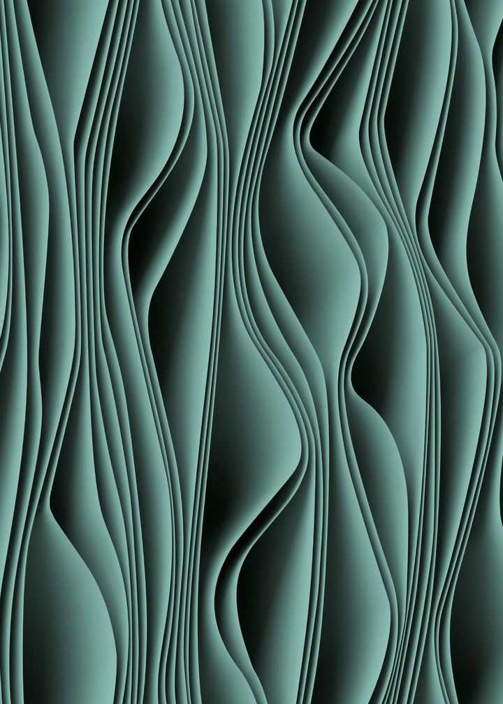 3D Waves Effect Wallpaper