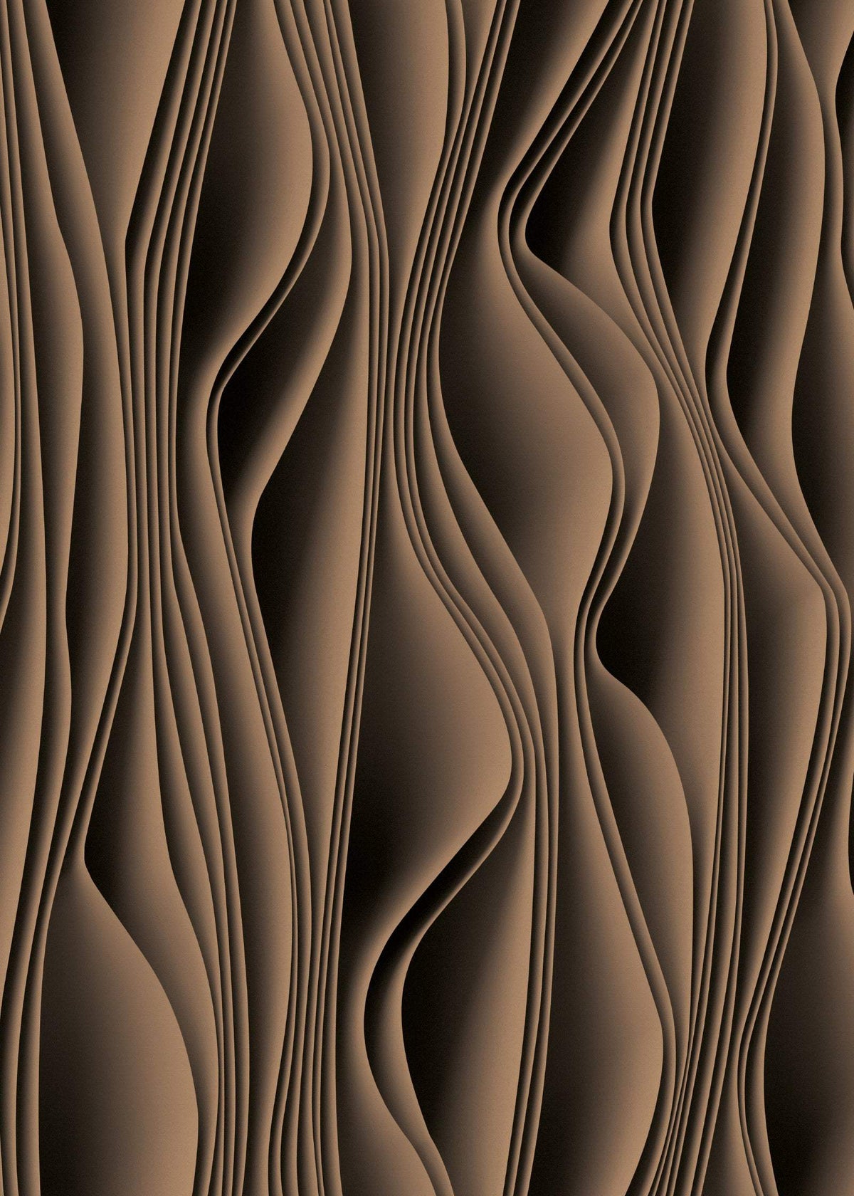 3D Waves Effect Wallpaper : Marianas