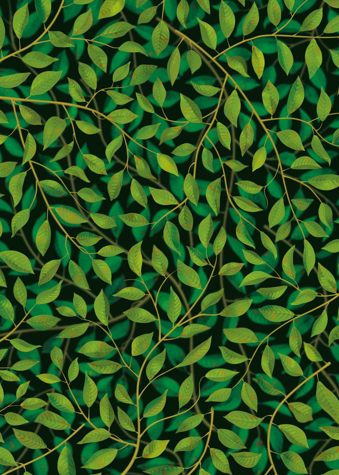 Leaf Print Wallpaper