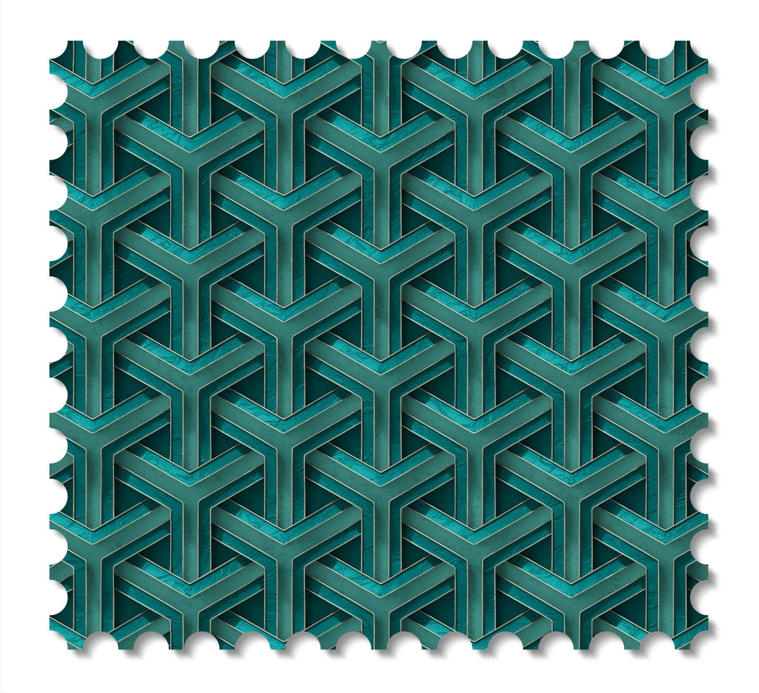 Hex Weave Mica swatches