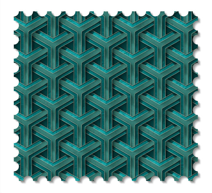 Hex Weave Mica swatches