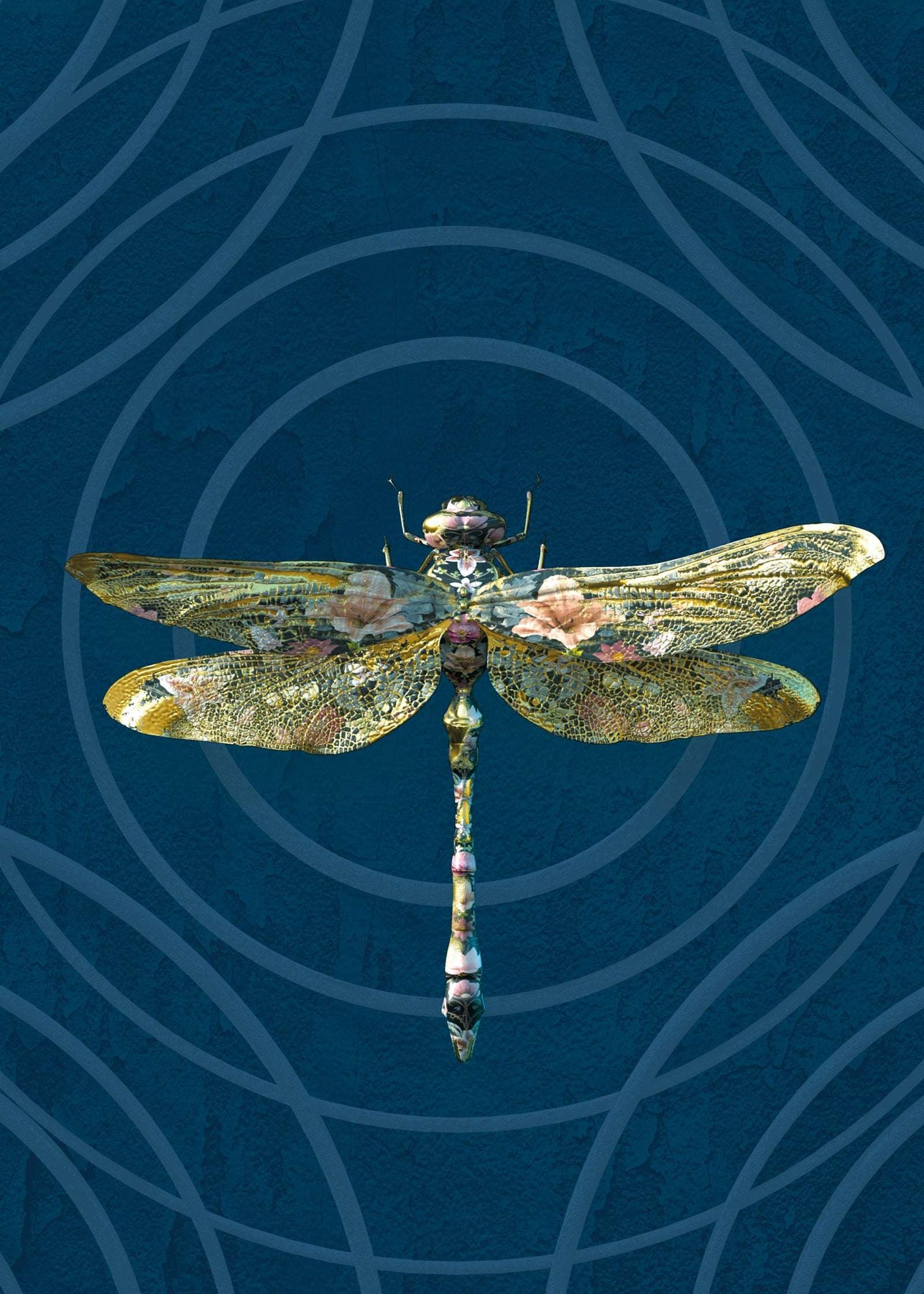 wallpaper with dragonflies